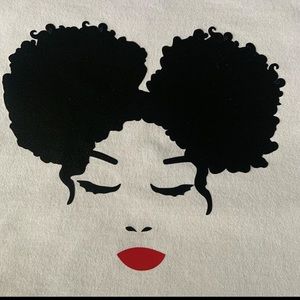 Black women with puffs T-shirt